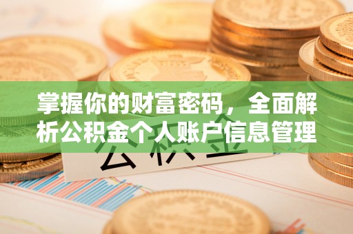 佳冬掌握你的财富密码，全面解析公积金个人账户信息管理与优化