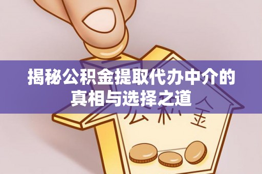 佳冬揭秘公积金提取代办中介的真相与选择之道
